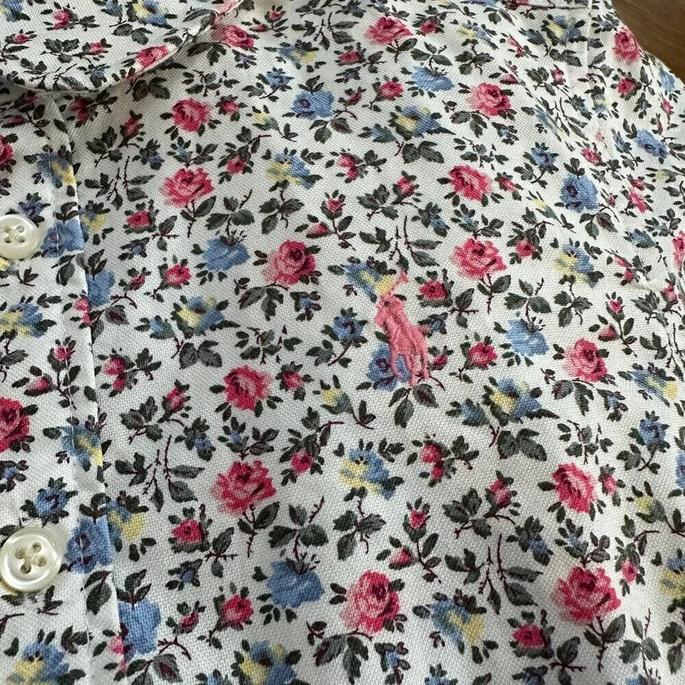 Polo Ralph Lauren floral belted shirt dress